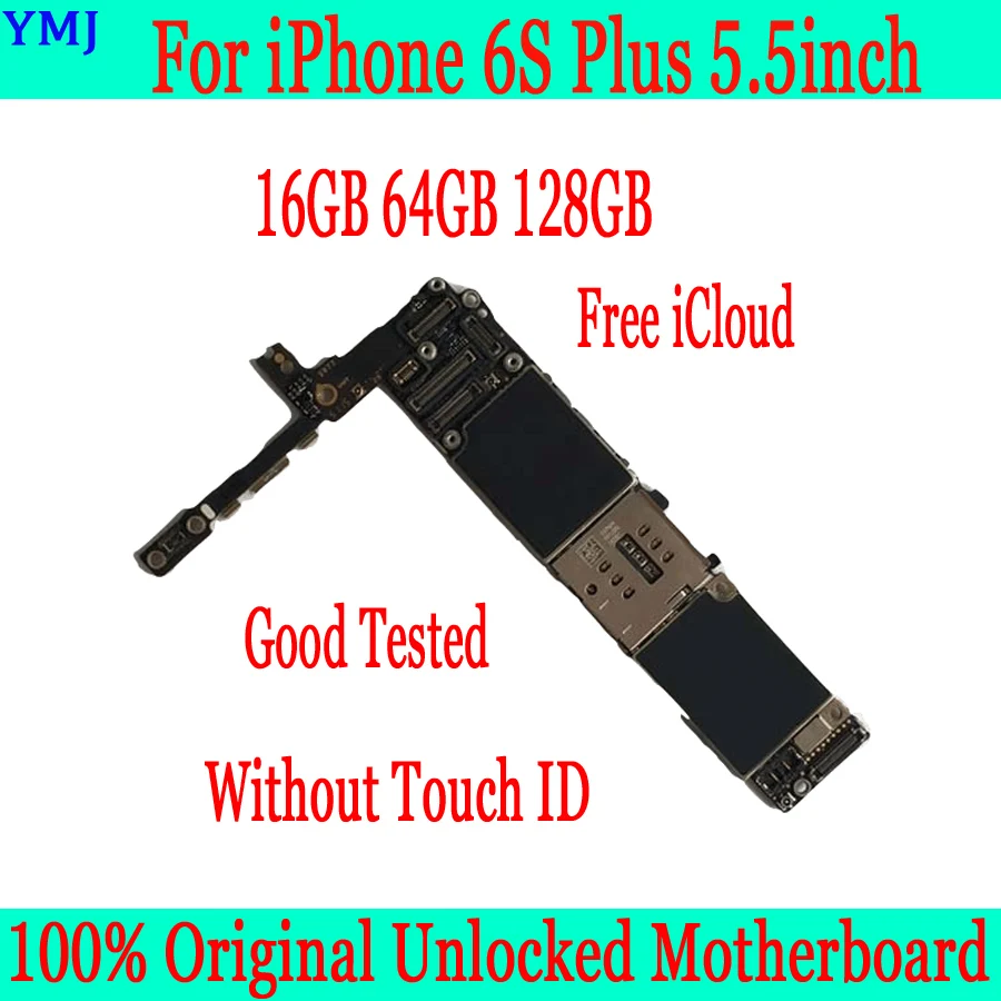 Материнская плата для iPhone 6s Plus с Touch ID/без ID 100% разблокированные логические платы