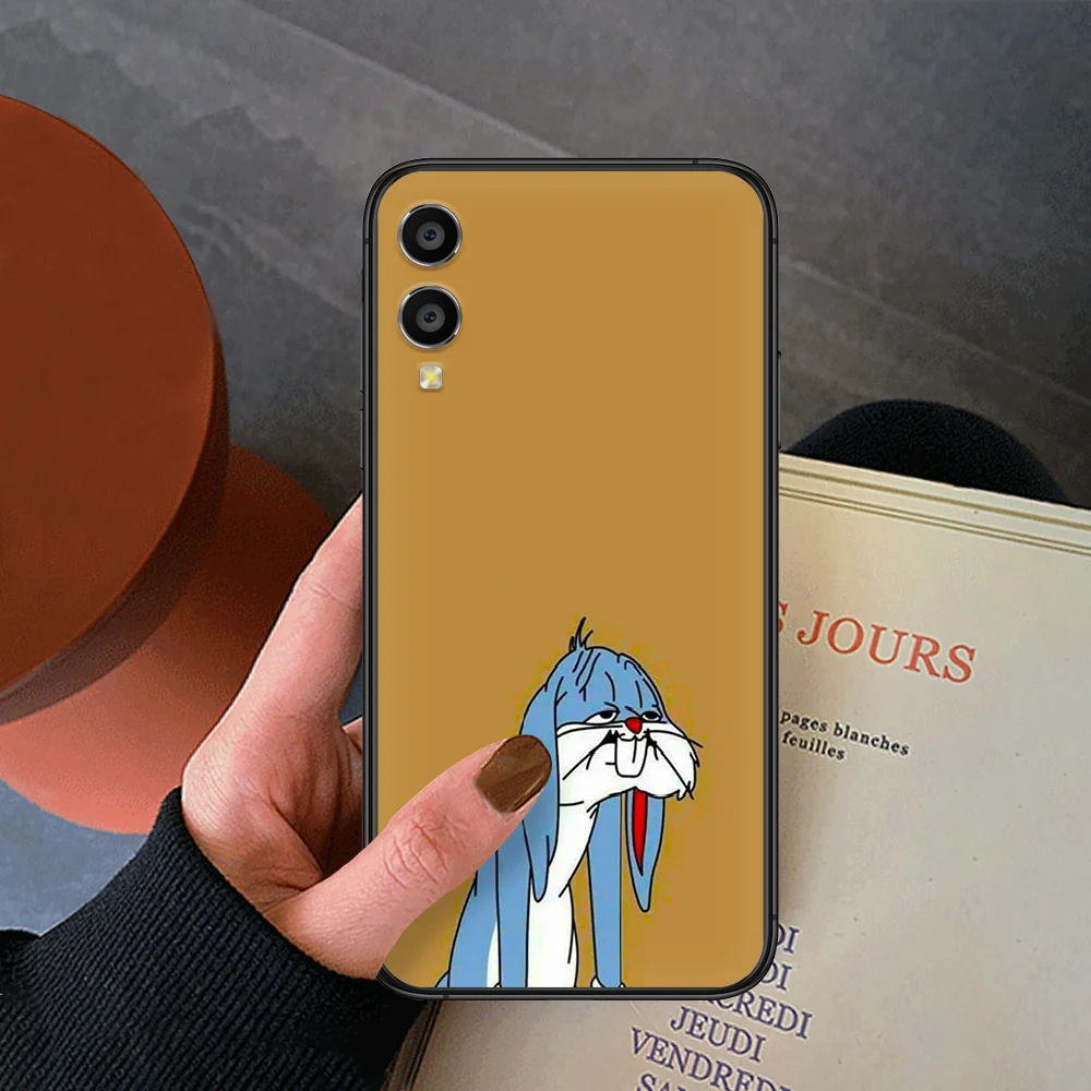 

cartoon Bugs Bunny Phone Case For Huawei Honor 6A 7A 7C 8 8A 8X 9 9X 10 10i 20 Lite Pro Play black Back Luxury Cell Fashion Etui