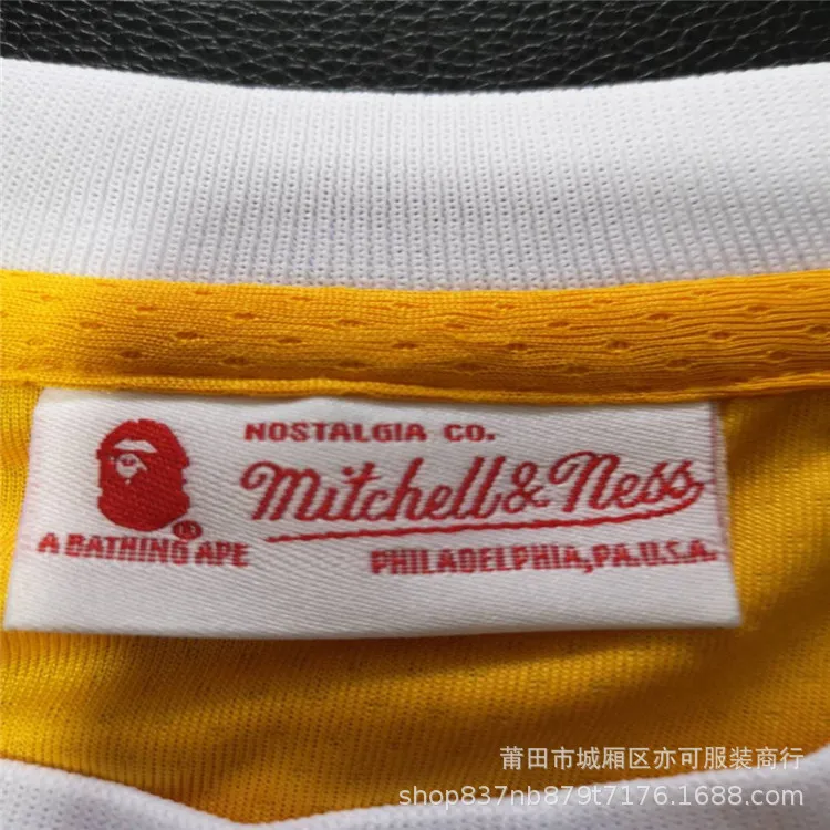 NBA Jersey Joint 93 Rap Godfather L Celtics Lakers вышитая ретро новая ткань Баскетбольная одежда
