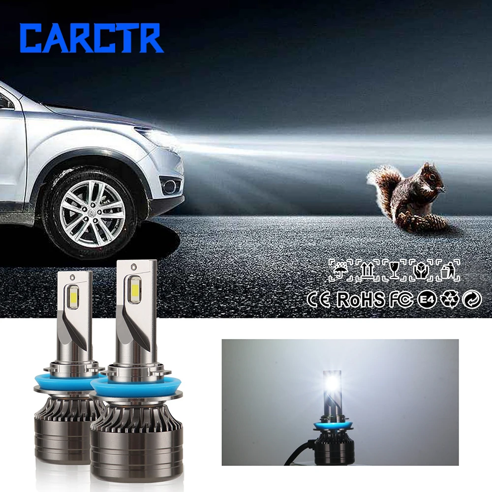 

CARCTR K7 12V Car Led Headlight Super Bright Spotlight H4 H1 H7 H8 H9 H11 9005 9006 Modified Headlights Led Headlights for Car
