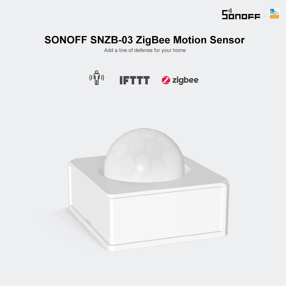 Датчик движения SONOFF SNZB-03-ZigBee удобный смарт-прибор для обнаружения триггера