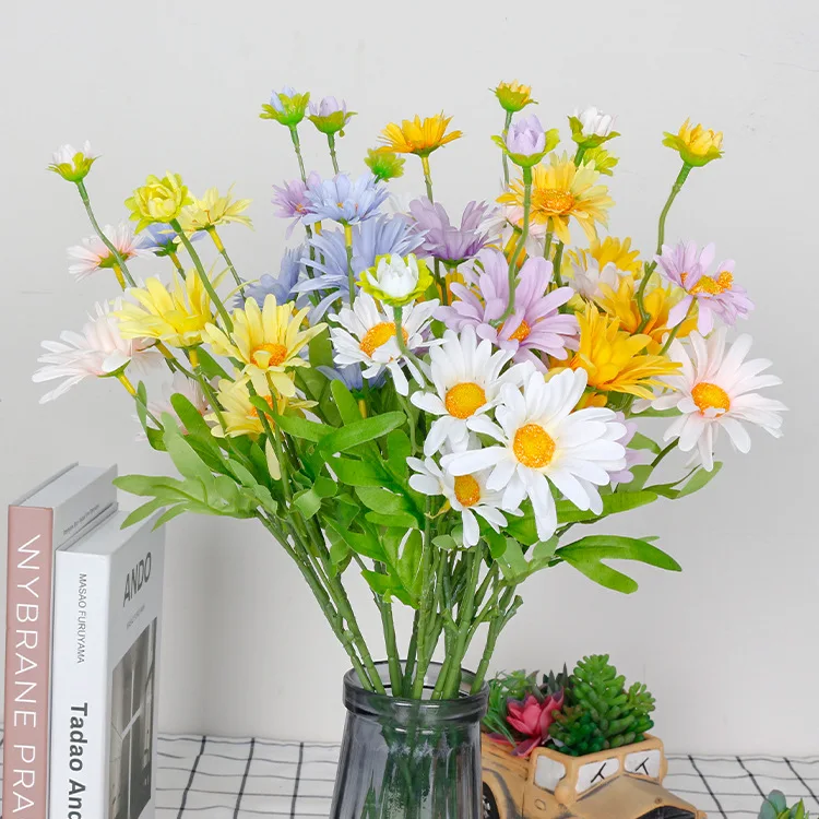

Hot Sale Artificial Flower 52cm Long, Single Branch, High-quality Dutch Chrysanthemum, Home Decoration, Wedding Scene Layout