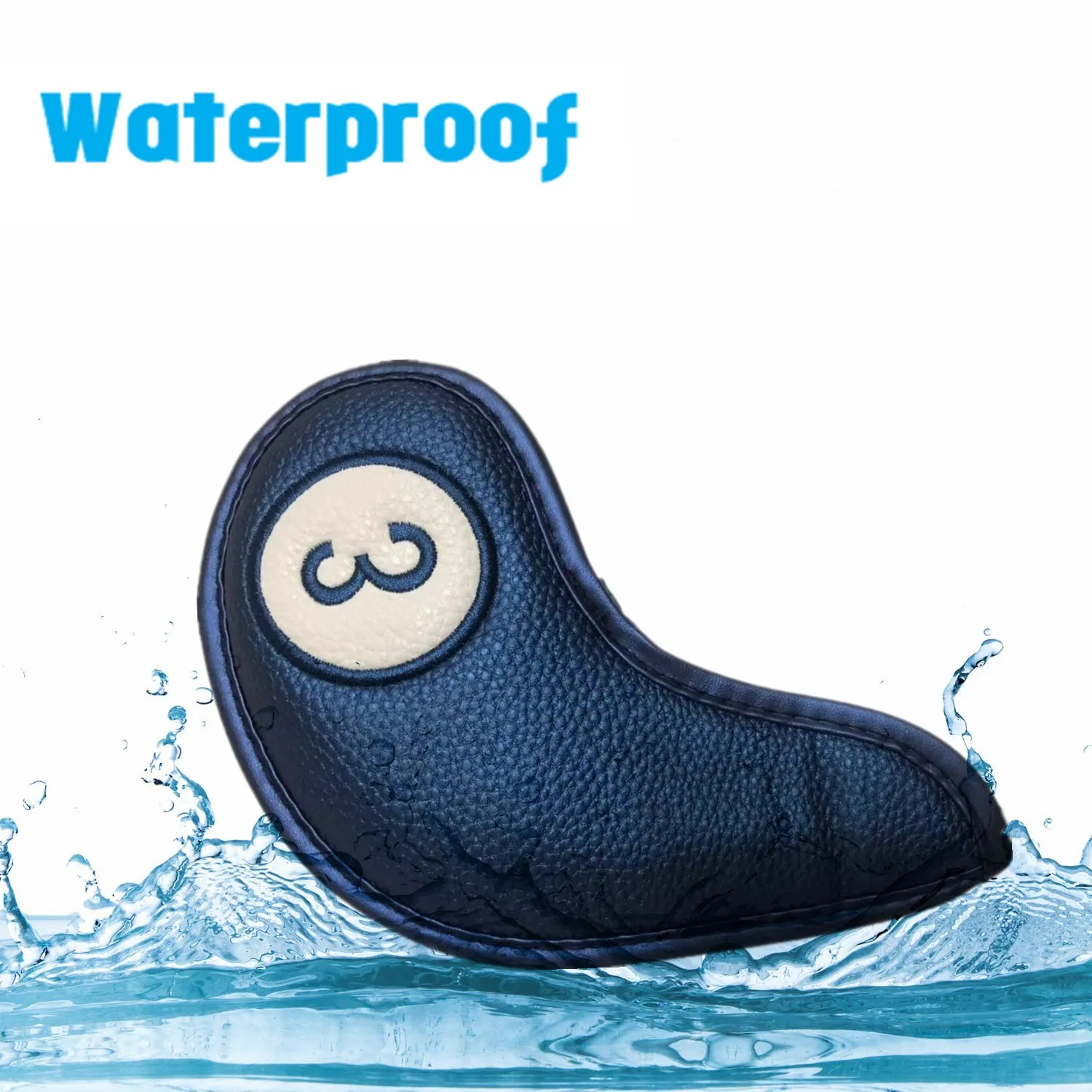 9 шт. Обновленный Кожаный чехол с длинным горлом для гольфа и железным покрытием