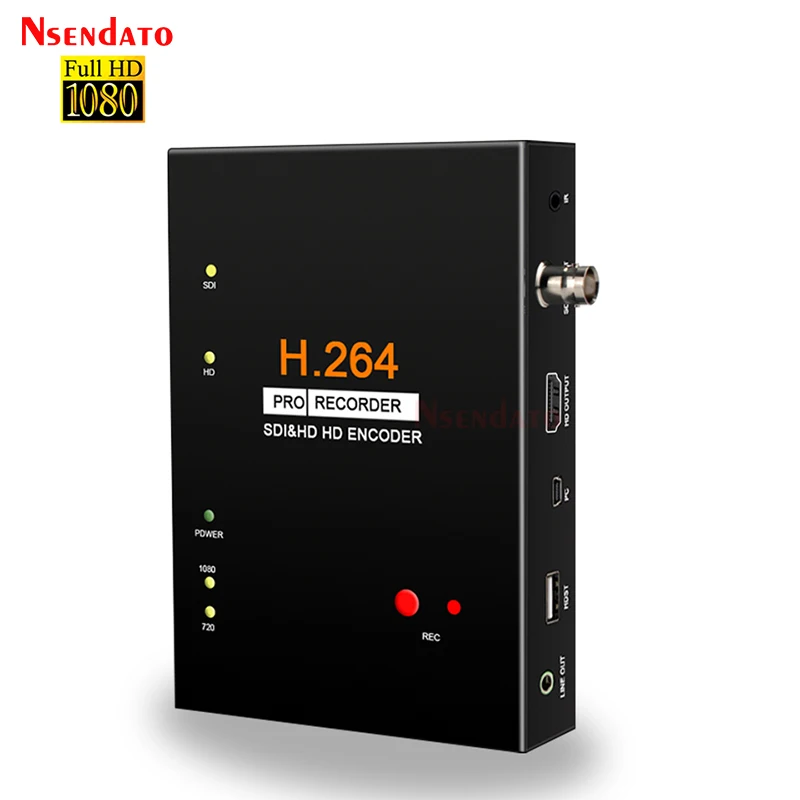Ezcap 286 1080P SDI HD Карта видеозахвата H.264 Pro рекордер коробка с дистанционным
