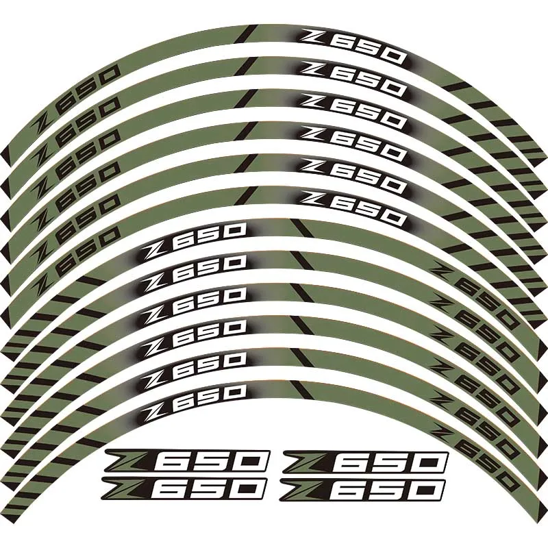 Высокое качество мотоциклов Светоотражающая наклейка для Kawasaki z650 Z650|Наклейки и