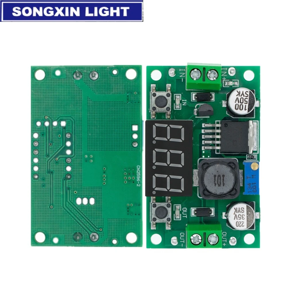 5 шт. Новый Регулируемый понижающий модуль питания SONGXIN LM2596 DC 4 0 ~ 40 до 1 3-37 в +