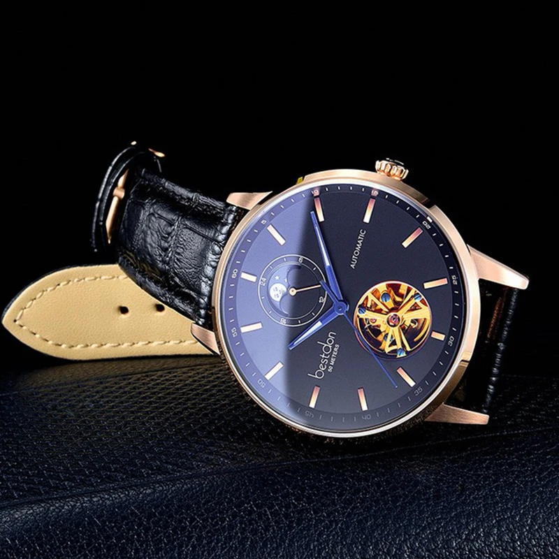 Bestdon механические мужские часы Montre Homme люксовый бренд автоматические
