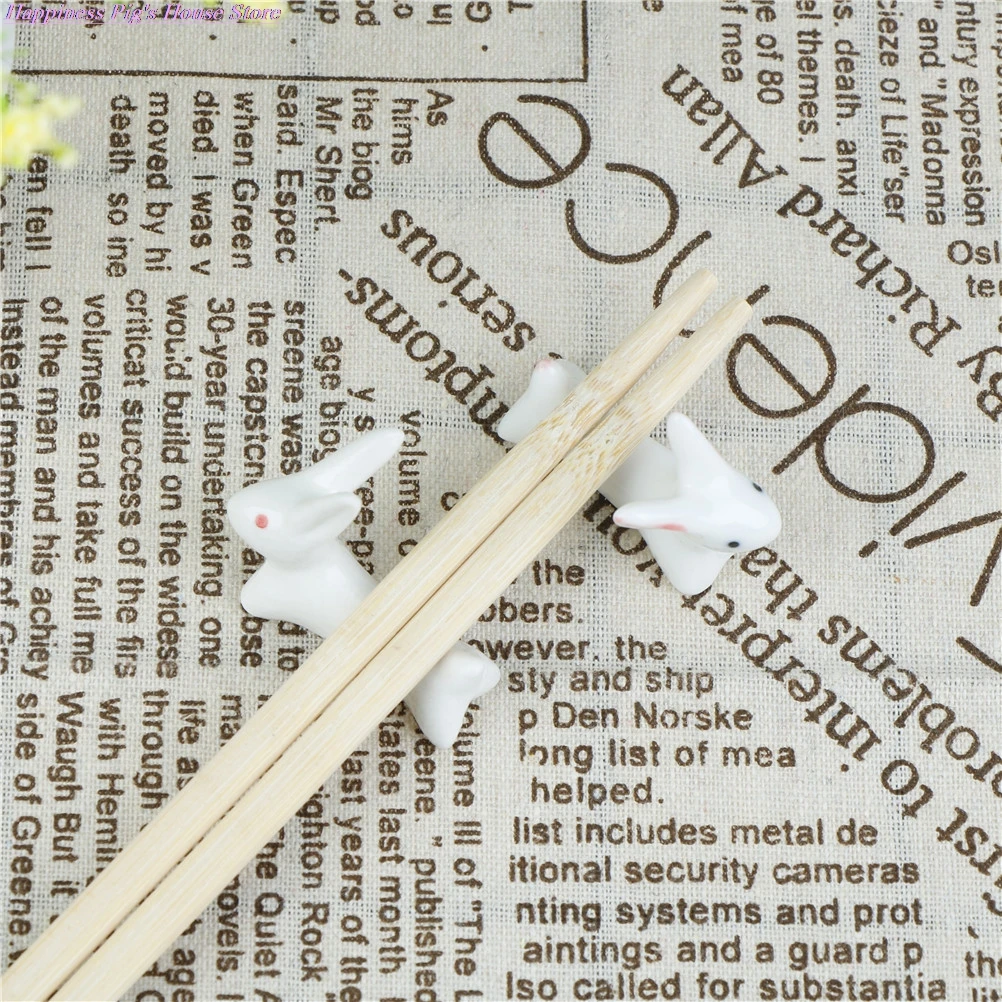 Керамический дизайн в виде кролика подставка для ручек инструменты акрилового