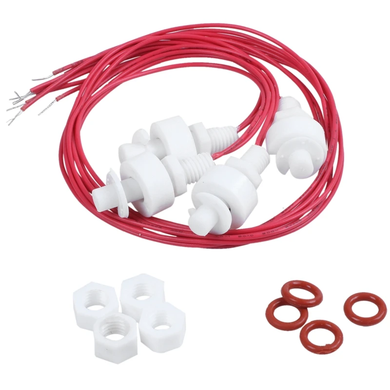 4 шт. мини уровня воды жидкостный сенсор вертикальный Поплавковый выключатель 36