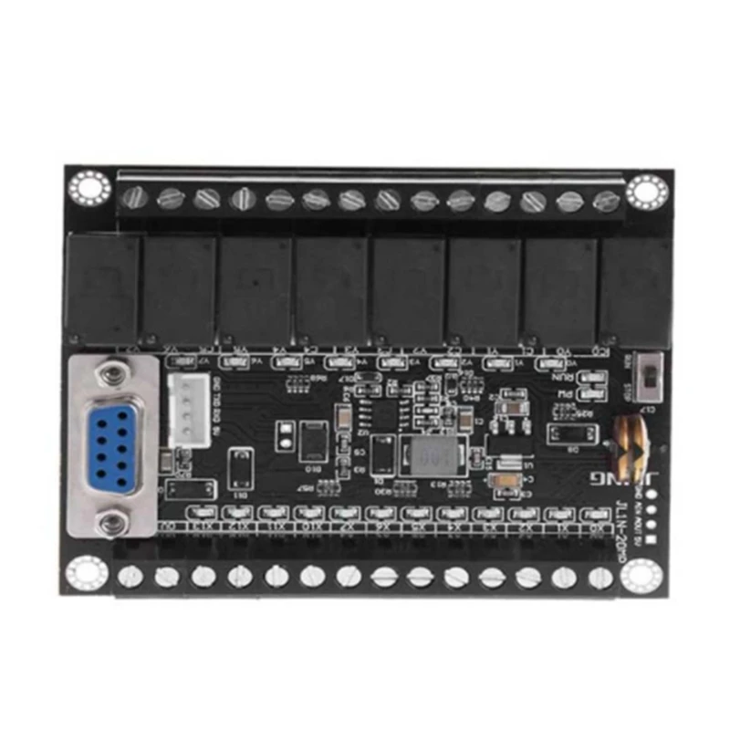 

PLC Controller Regulator FX1N DC24 20MR Industrial Control Board Programmable Logic Controller Motor Programmable