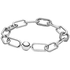 Женский и мужской браслет из серебра 925 пробы