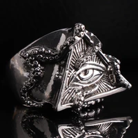 crusoe myth deep sea gaze mens ring punk accessories party jewelry christmas gift