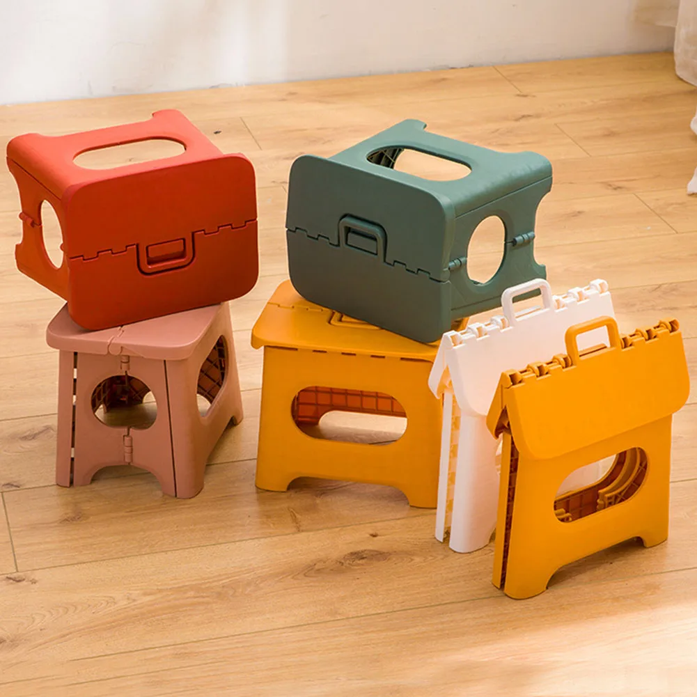 

Portable Folding Step Stool Durable for Adults Children Home Travel Non Slip Safe Comfortable PP Heavy Duty Multifunction Chair