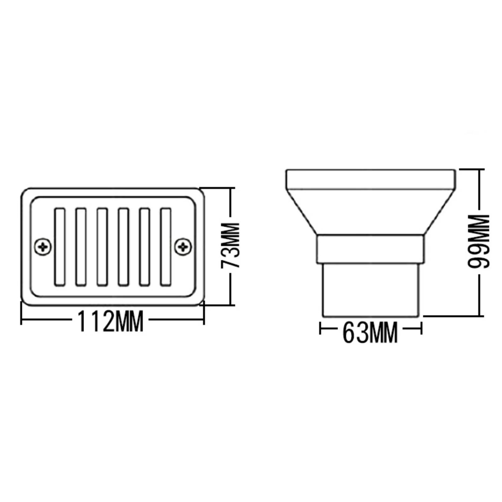

Easy Clean Floor Drain Square Anti-blocking Replacement Swimming Pool Water Pipe Accessories Stainless Steel Male Drainage