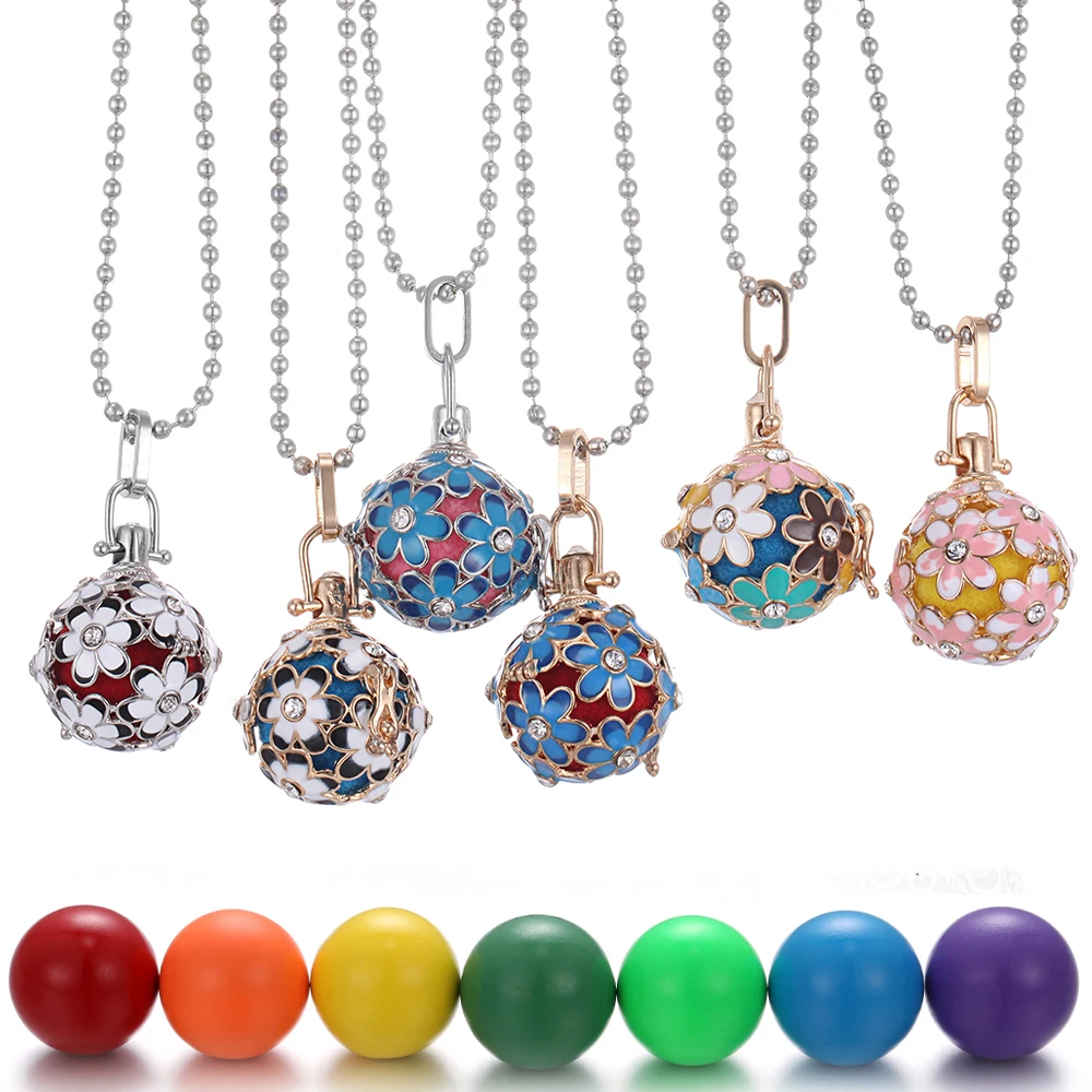 Ароматерапевтическое ожерелье мексиканский Колокольчик музыка ангел мяч