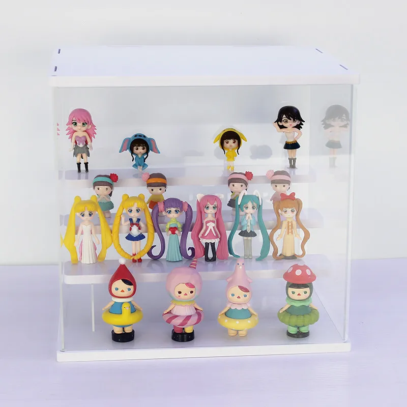 Гаражный набор коробка-витрина домашний акриловый ящик для хранения игрушек