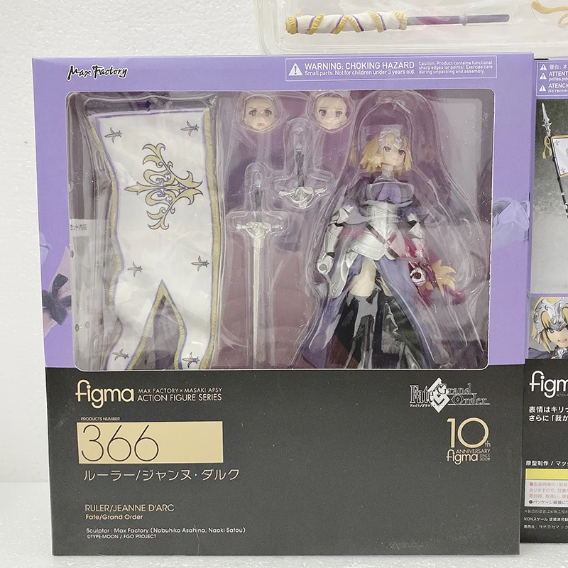Fate Grand Grande Ordem Vingador Jeanne d'Arc Figma 366 фигурка Коллекционная модель игрушки подарок