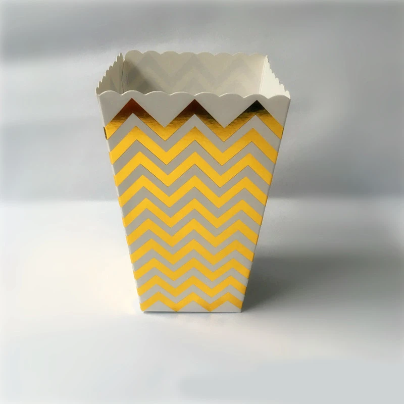 12 шт./лот 11*7 см полезные бумажные держатели для попкорн конфеты небольшие подарки