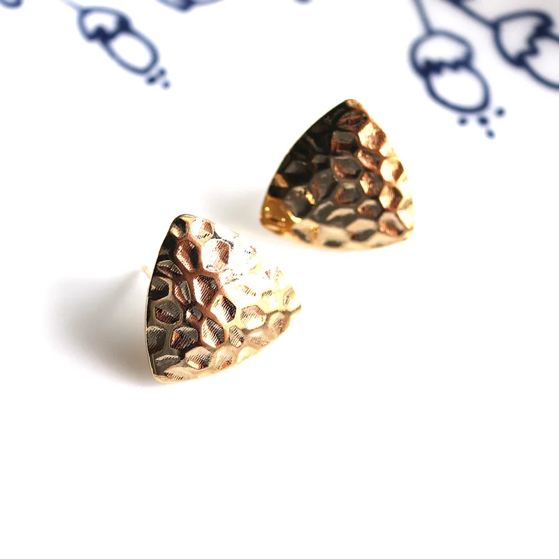 

4 шт./партия, женские позолоченные серьги-гвоздики