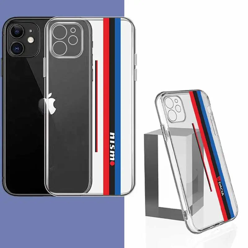 

IPhone 13pro max Transparent Anti-Drop Silicone Soft Side Phone Case for Ford Mustang Explorer FIESTA Focus Shelby GT350 Kuga