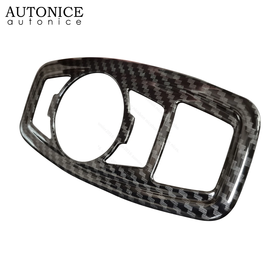 Подходит для Ford Edge углеродное волокно цветная фара передняя лампа переключатель