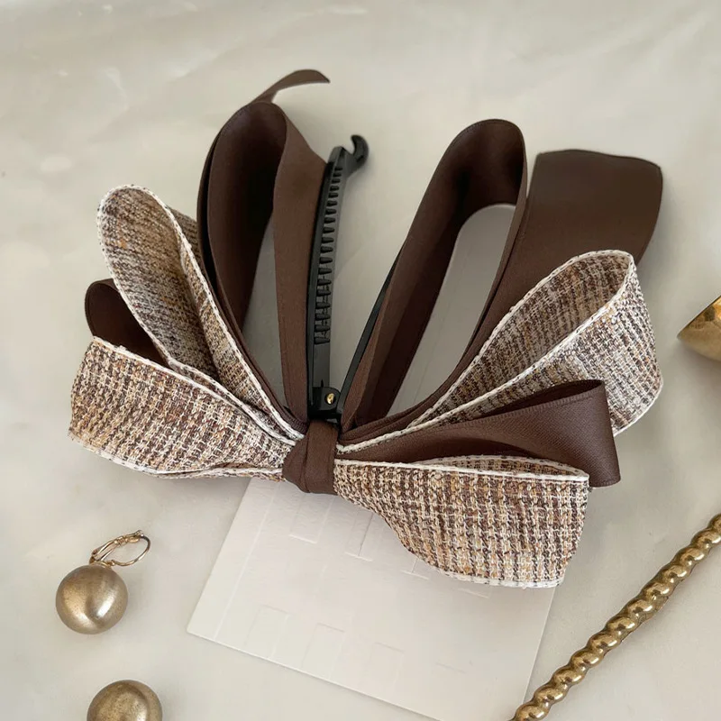 Заколки для волос с высоким конским хвостом девочек заколка милым бантом и