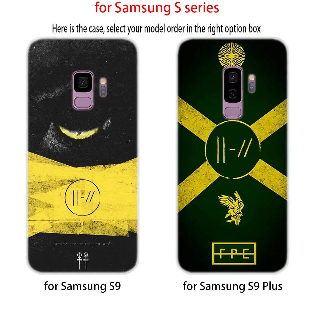 Чехол для Samsung S6 S7 Edge Plus S8 S9 S10 E мягкий 3D чехол из ТПУ Note 8 9 10 Pro Twenty One Pilots Trench