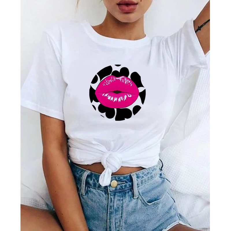 

Fashion Colorful Skull T Shirt Women Lovely Print Short Sleeved O-neck T-shirt Vintage Ullzang Tshirt Harajuku Tops