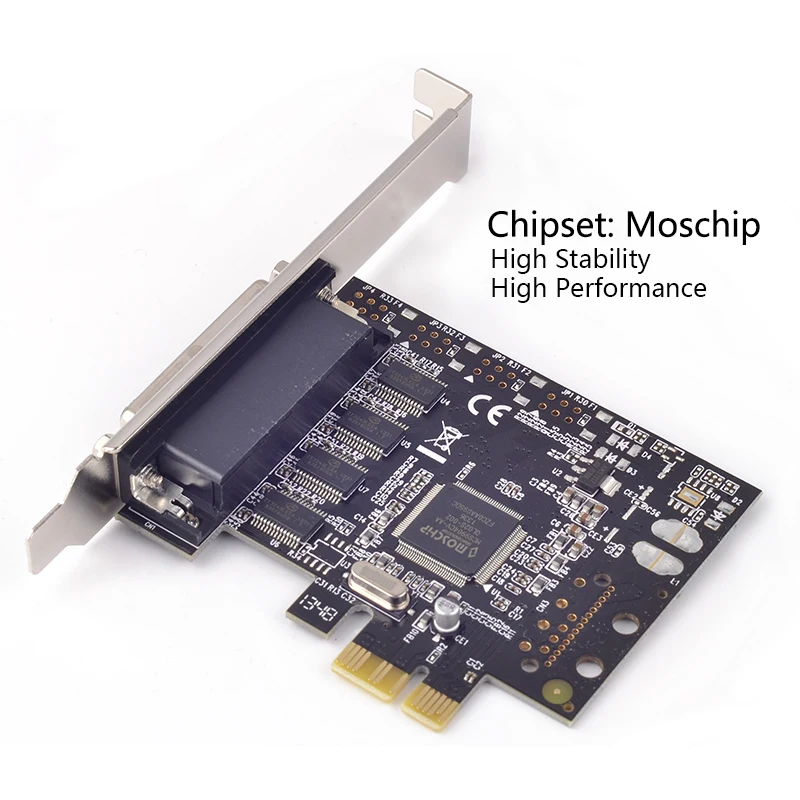 Серийный DB9 RS232 PCI-e адаптер 4 порта Последовательный к RS-232 PCI e PCIe контроллер карты