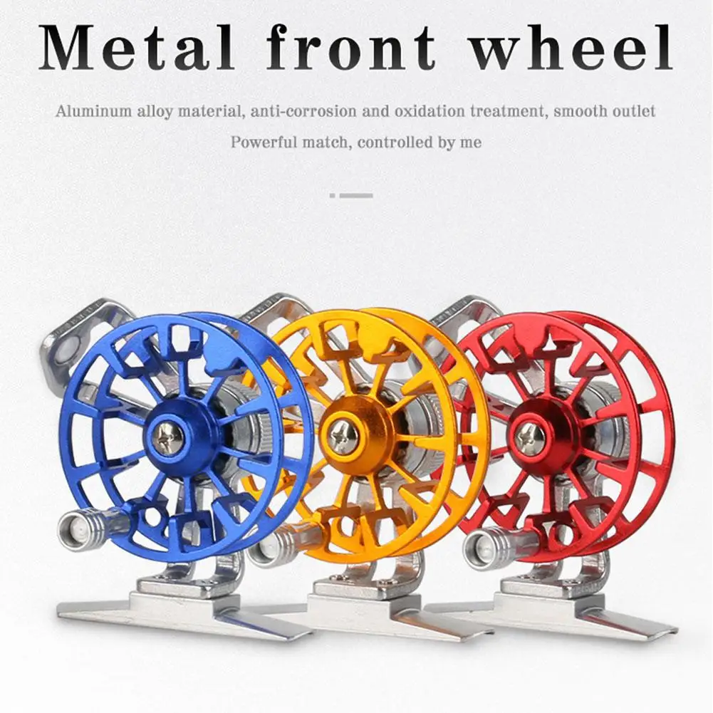Aluminum Alloy Fly Fishing Line Reel Right Hand Size Winter Fishing Wheel Fishing Accessories