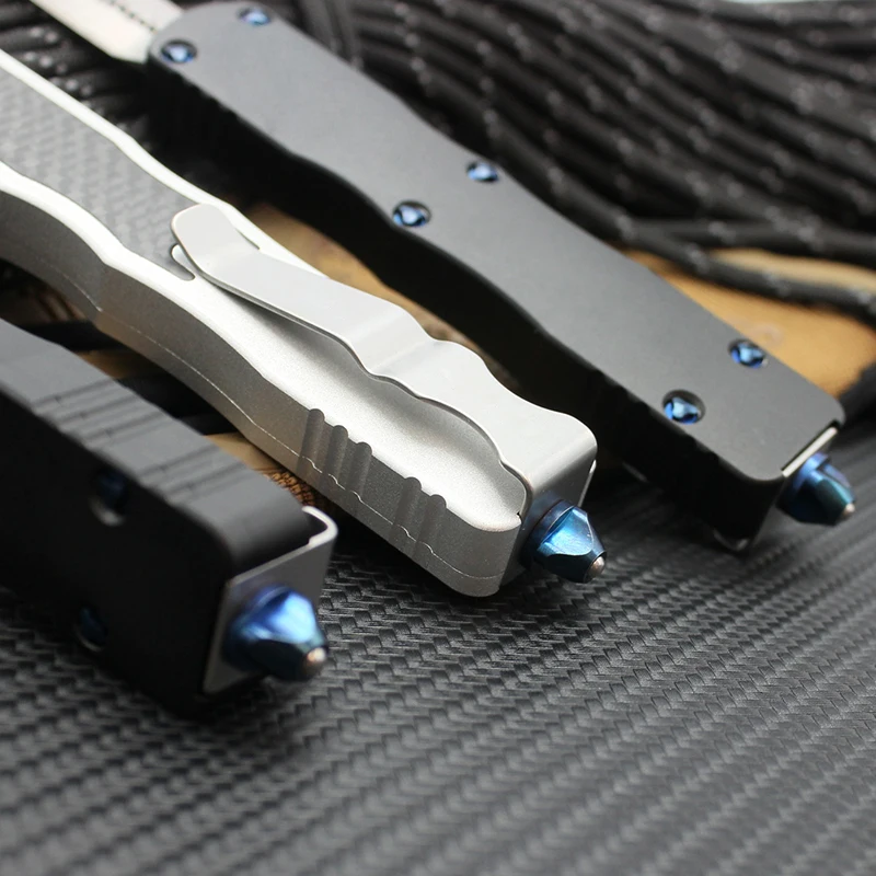 

58HRC Satin outdoor knife High quality Pocket knives Tactical survival tool folder blade 440C steel EDC Collection