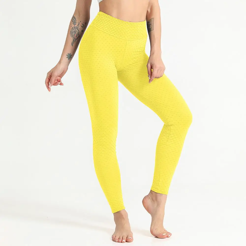 С высокой талией брюки для занятий спортом леггинсы одежда спортивного зала