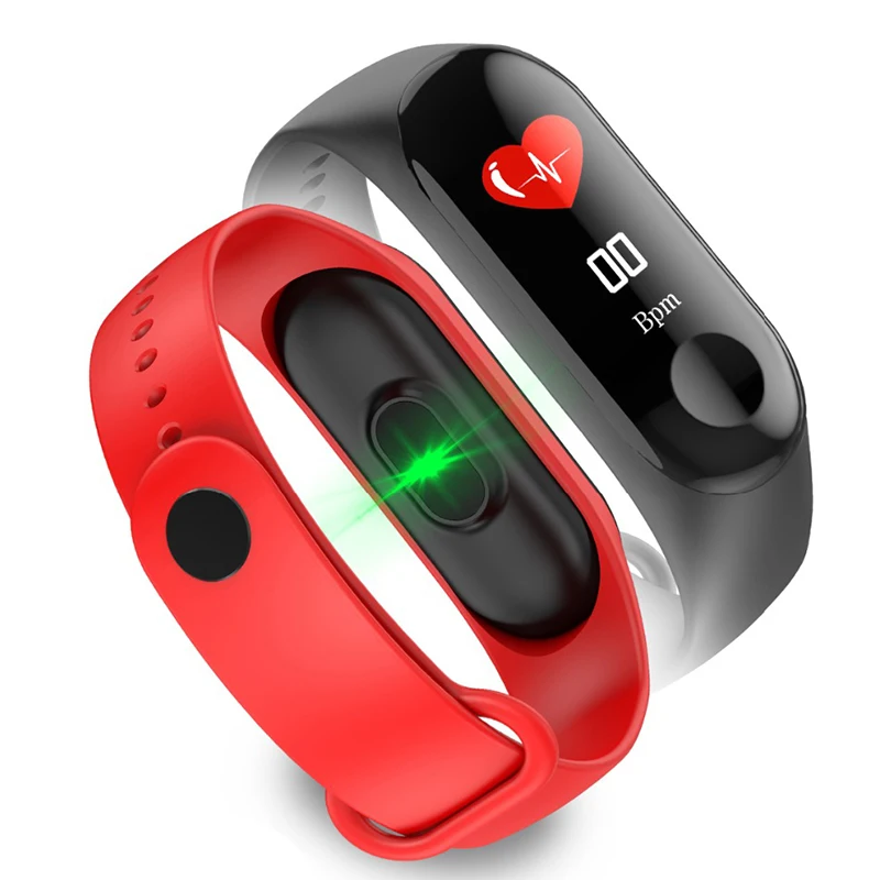 M3 смарт браслет пульсометр кровяное давление здоровье водонепроницаемые Смарт
