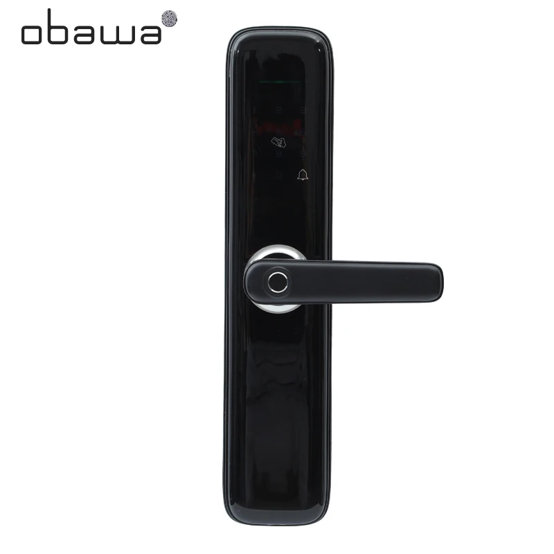 Obawa биометрический электронный дверной замок умный с отпечатком пальца кодовый