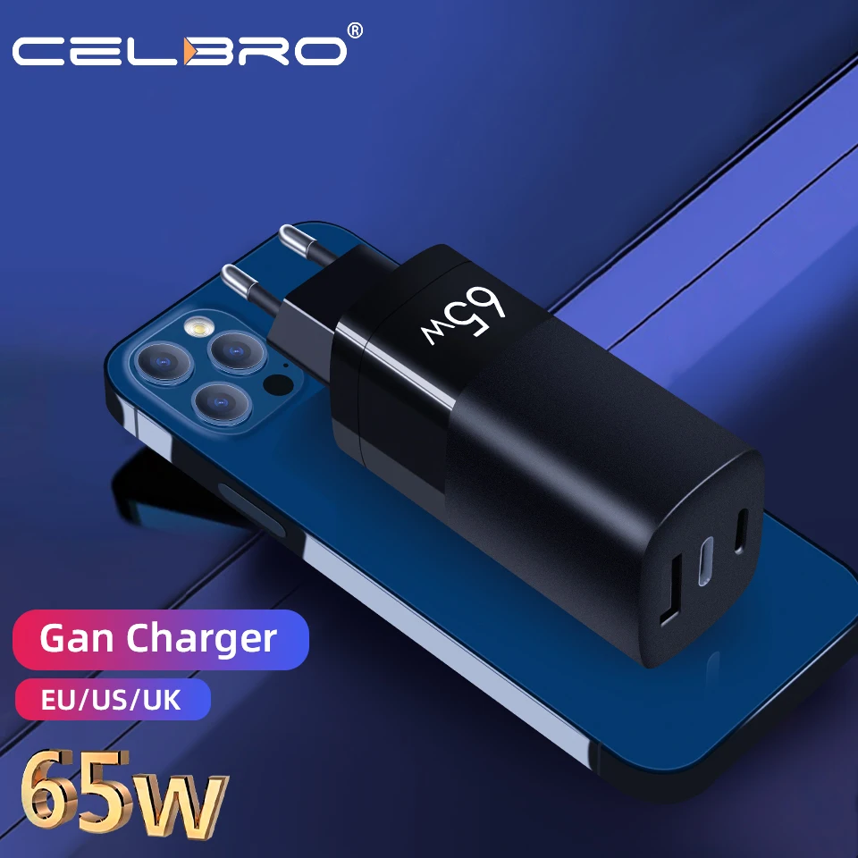 Зарядное устройство GaN 65/45/18/30 Вт быстрая зарядка 4 0/3 0 зарядное USB Type C PD для Iphone 12 Pro