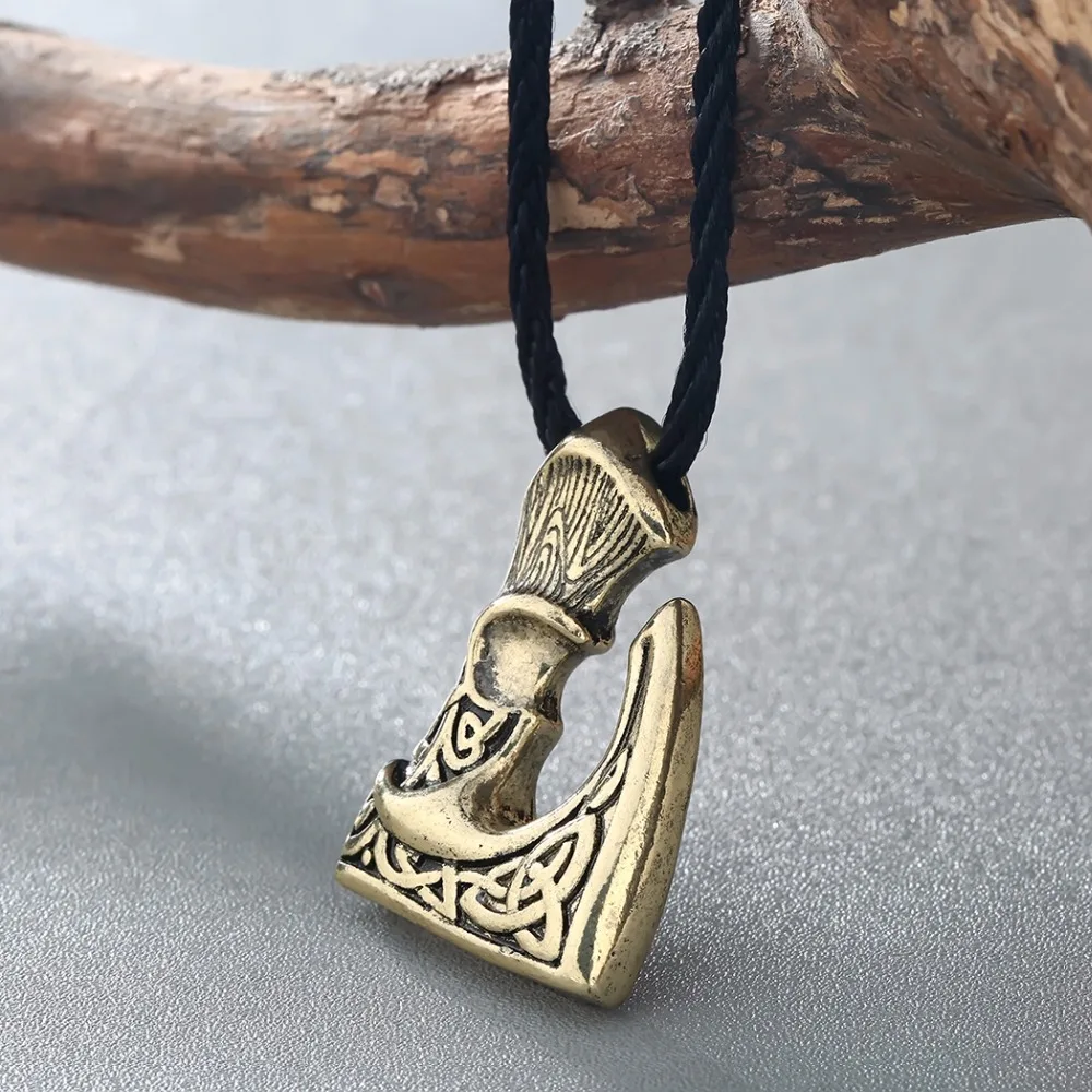 Большая подвеска в виде топора этническое ожерелье для женщин подарок