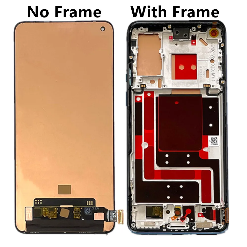 Pantalla AMOLED Original de 6,55 "para OnePlus 9, marco de pantalla LCD, montaje de digitalizador de Panel t&aacute;ctil para OnePlus 9, One Plus 9, OnePlus 9-3