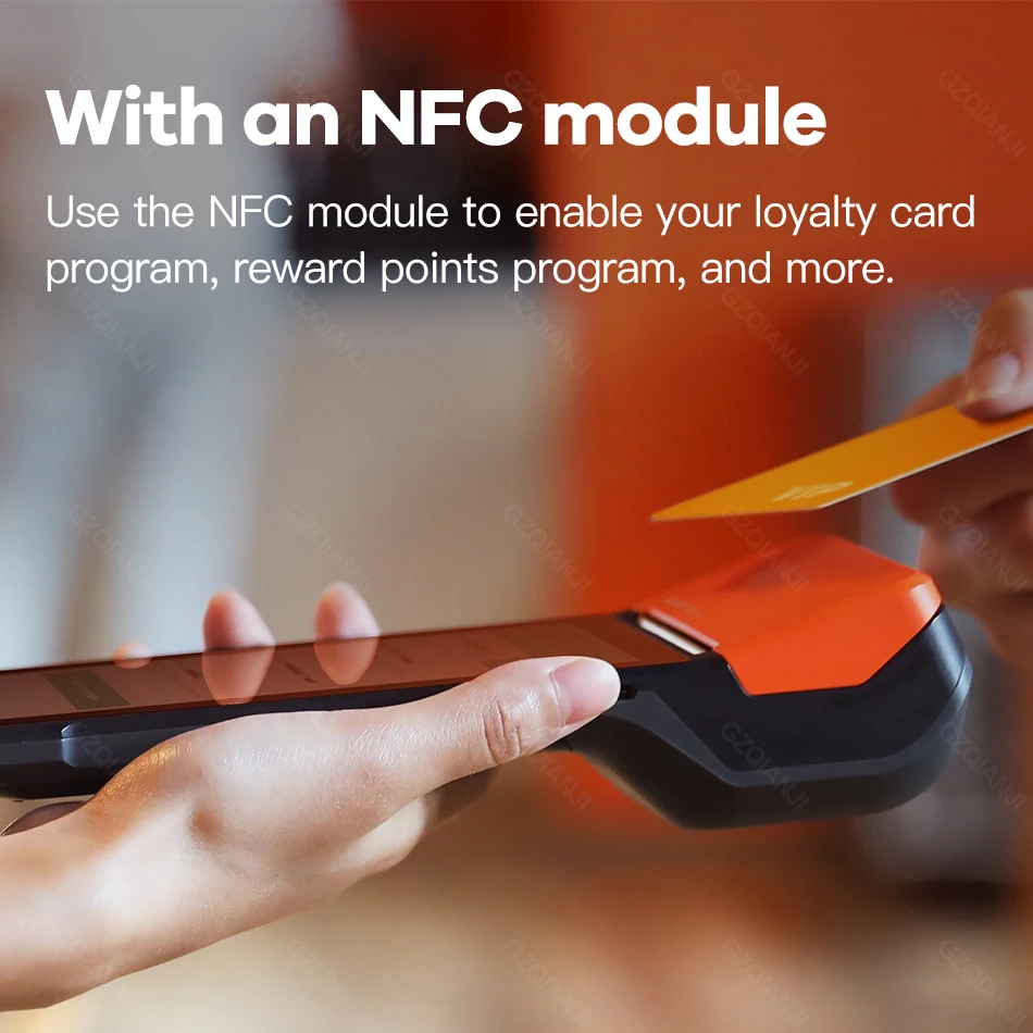 Мобильная портативная POS-система 4G Sunmi V2 pro с термопринтером беспроводной Wi-Fi Android