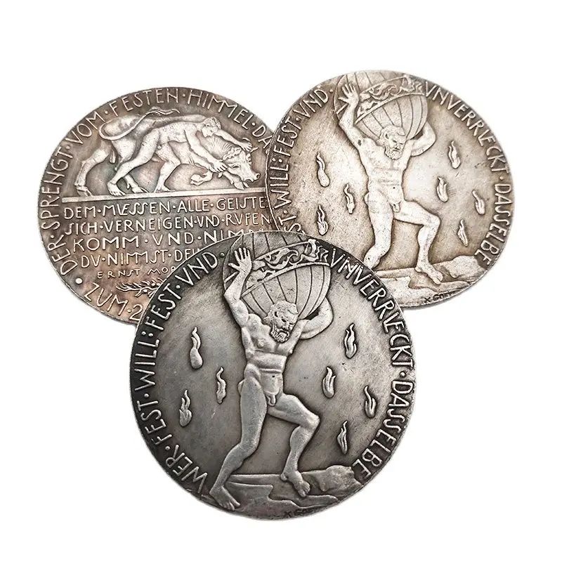 Коллекционная немецкая памятная монета 1914 г. сувенир до моря украшение для дома