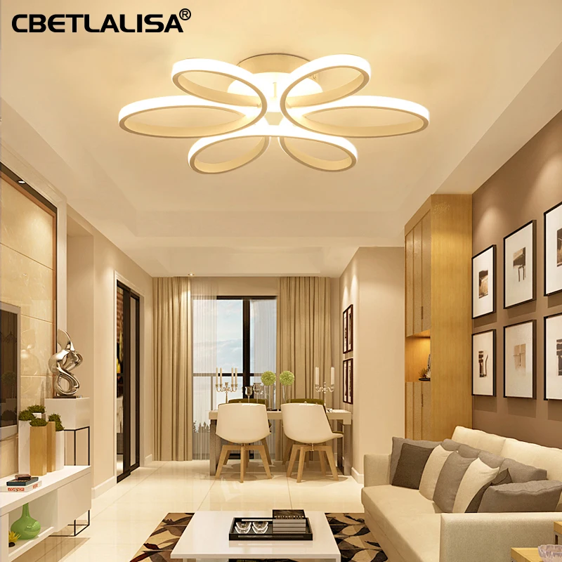 Современная светодиодная люстра освещение для гостиной спальни столовой кухни