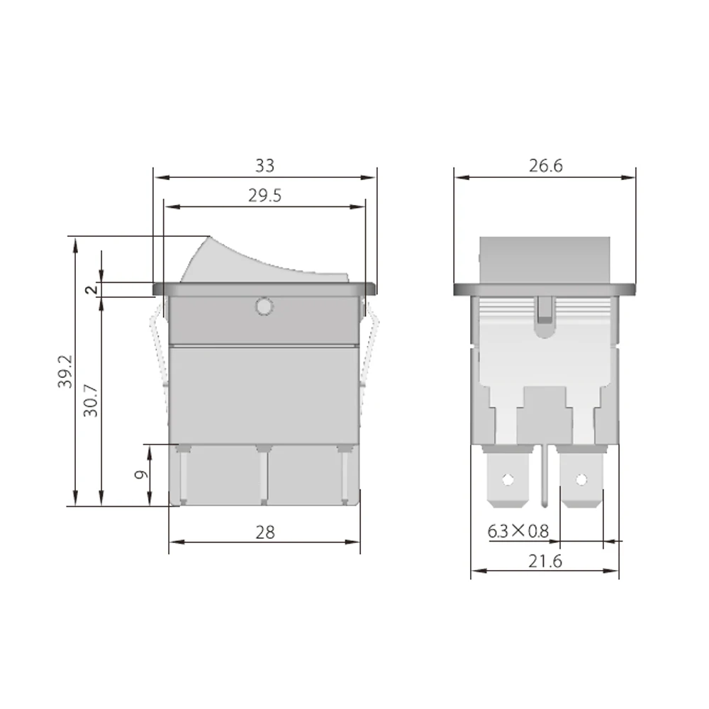 KEDU HY12-9-5 вкл/выкл на электрических Кулисные Переключатели для прибора Мощность