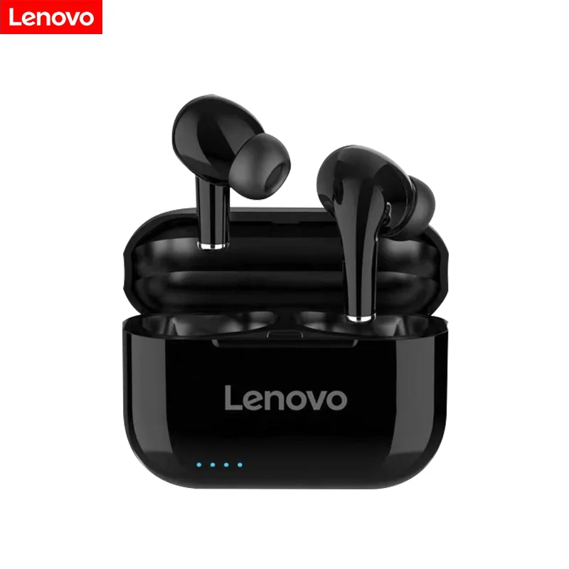 lenovo lp1s tws bluetooth 5 0 earphones charging box wireless headphones stereo earbuds headsets with microphone for androidios free global shipping