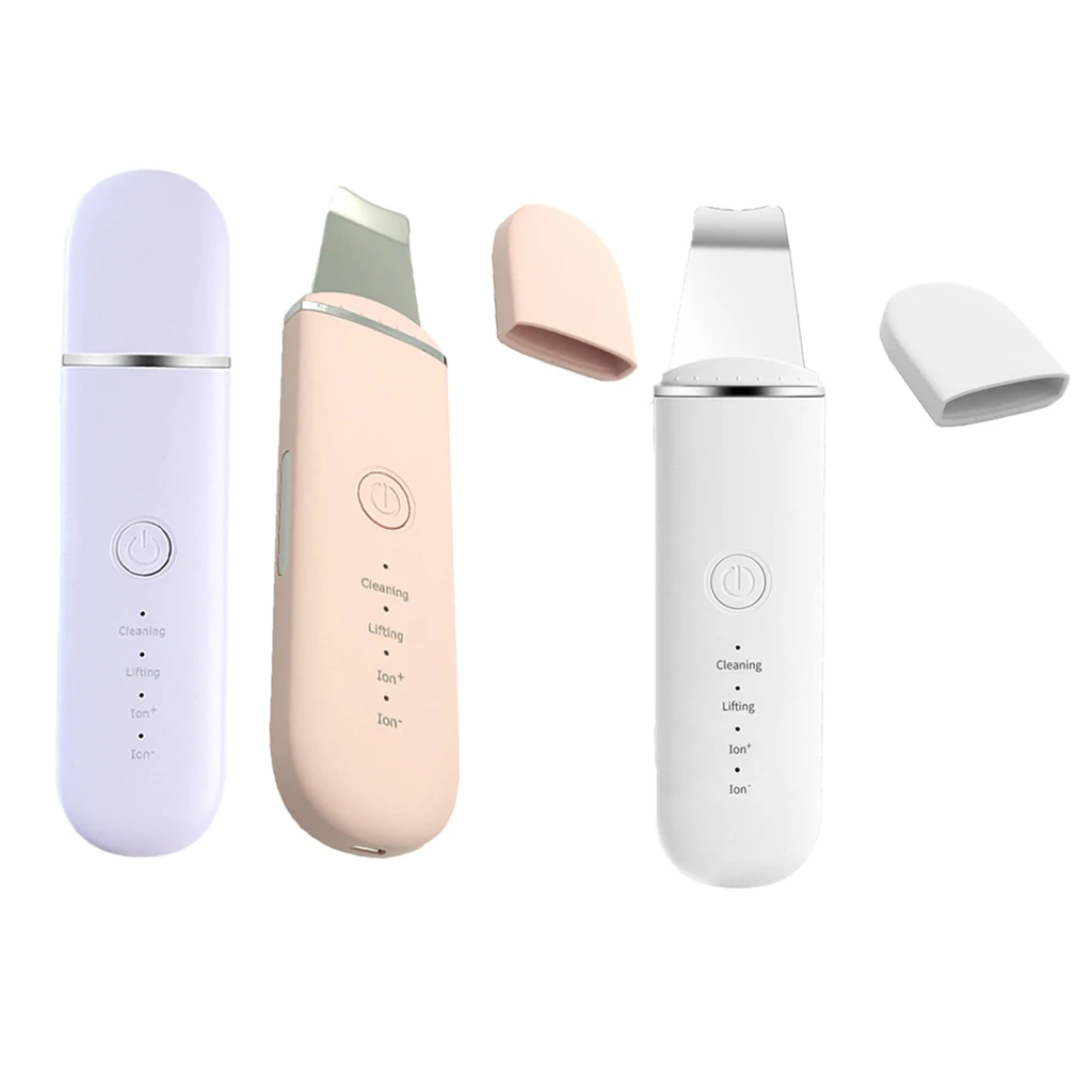 

Face Spatula Gentle Pore Cleanser Exfoliator Lifting Tool USB Rechargeable Facial Skin Scrubber Face Spatula Ultrasonic