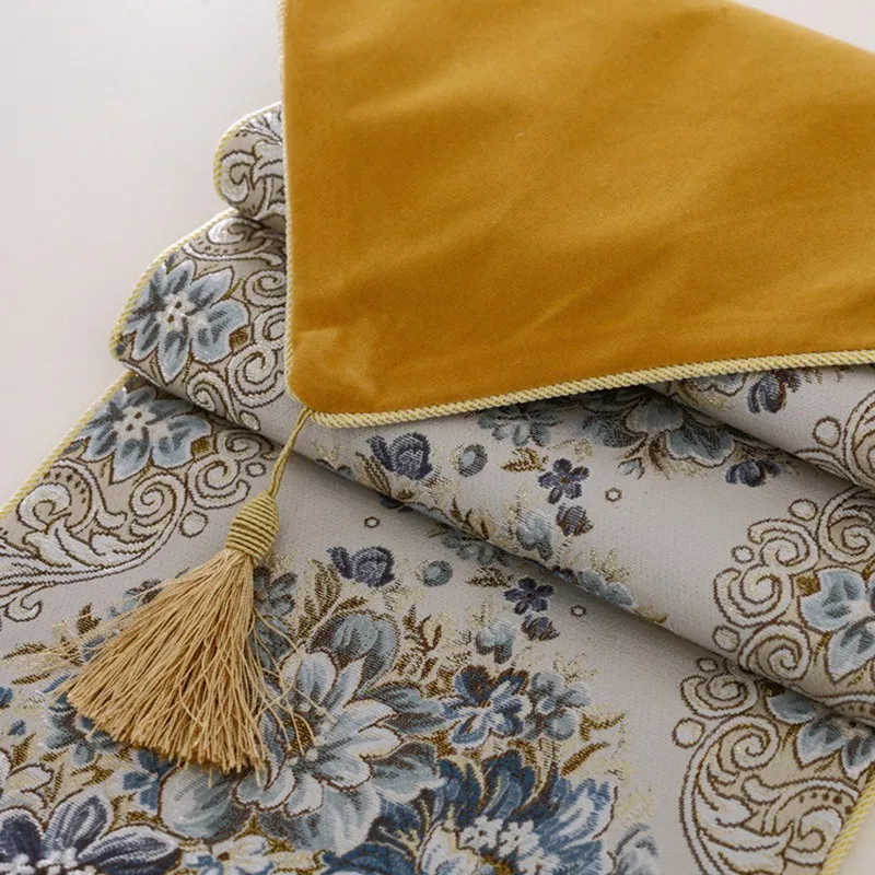 Настольная дорожка роскошная вышивка украшение для дома вечерние свадебные