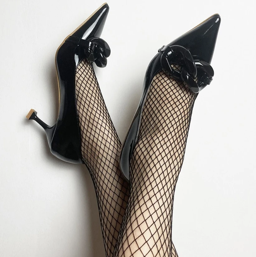 Туфли женские на высоком каблуке натуральная кожа заостренный носок