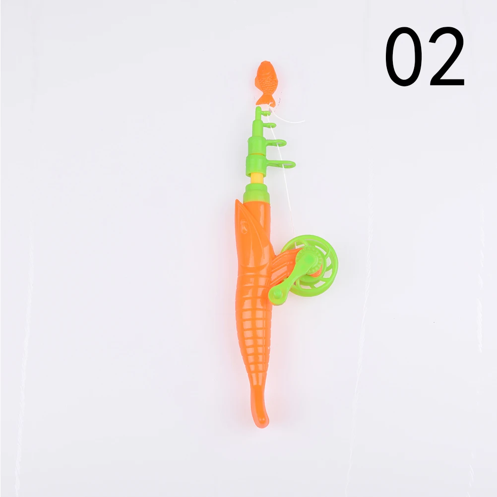 Ca&ntilde;a de pescar magn&eacute;tica para beb&eacute; y ni&ntilde;o, juguete educativo de pl&aacute;stico, juego divertido, regalo, 1 Uds.-3