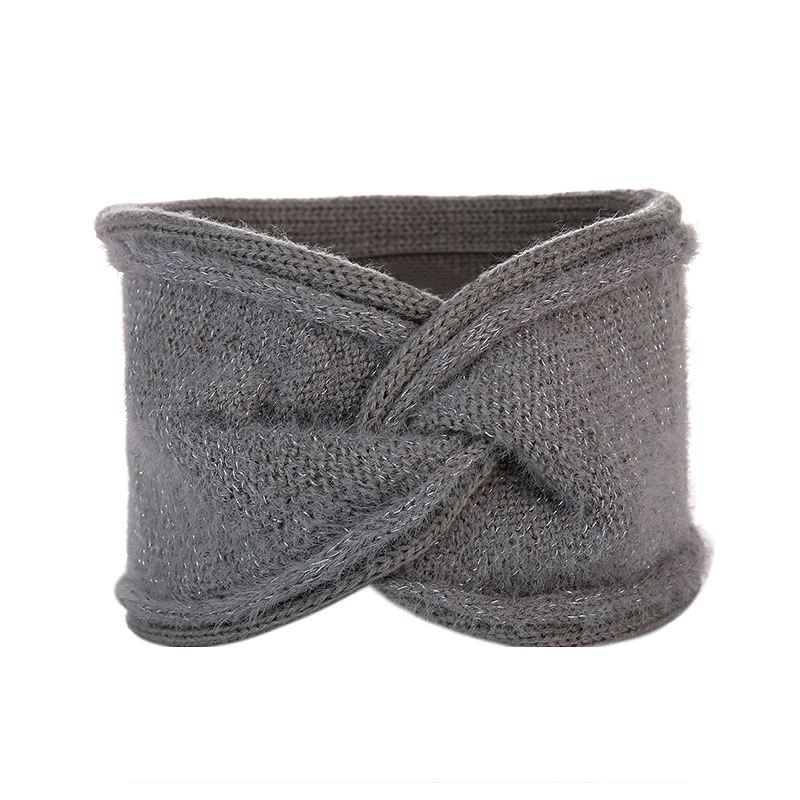 2020 Winter Crossed Knitted Wide Head Wrap Solid Color Ear Warmer Soft Hairband Woolen Headband Women Girls Hair Accessories |