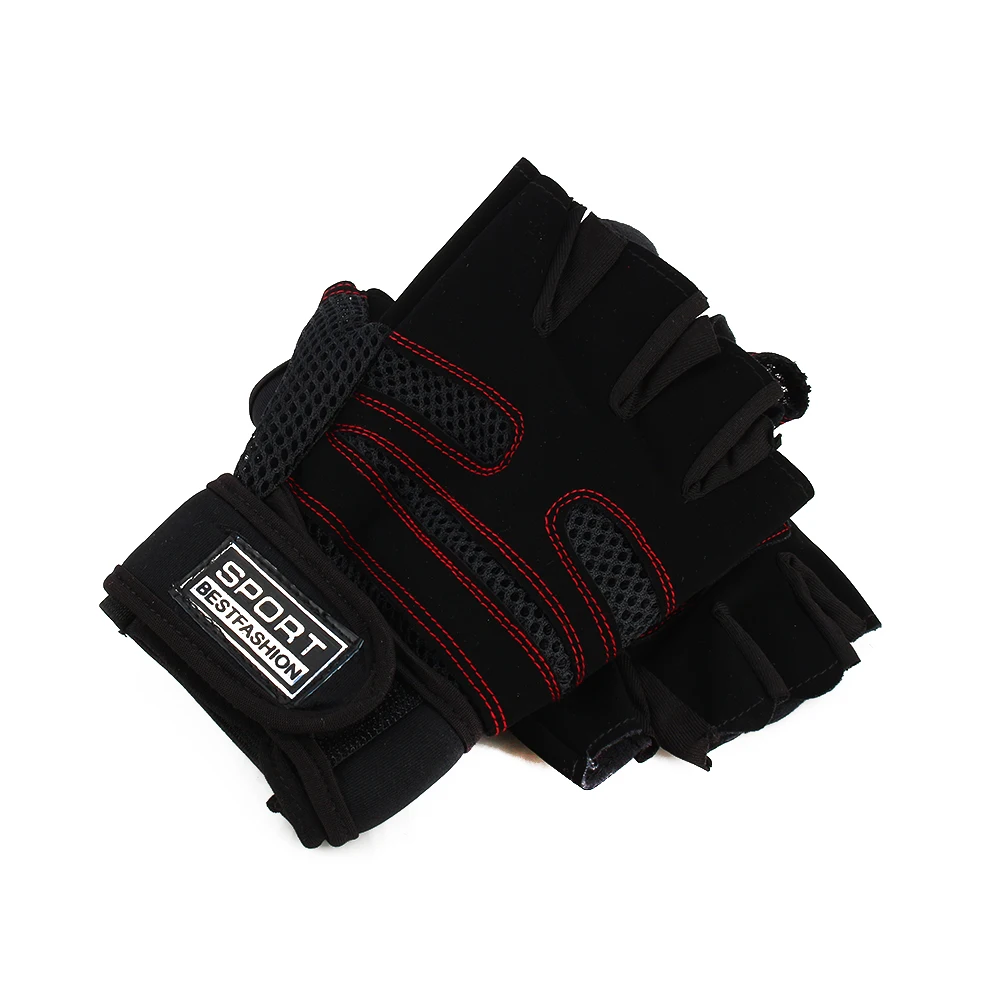 

Free Shipping Gym Gloves Fitness Weight Lifting Gloves Body Building Training Sports Exercise Sport Workout Glove For Men Women