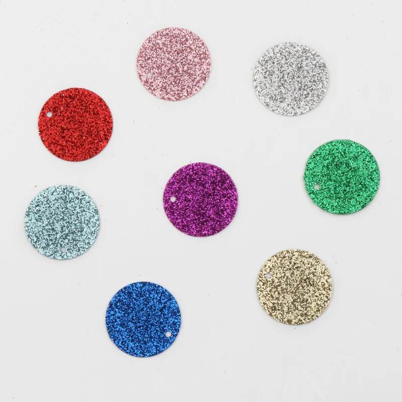 Flat Round Sequins Loose Paillettes 20mm Sewing Cloth Wedding Home Decoration Sequin For Crafts Lentejuelas Costura 20g