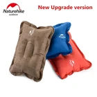 Naturehike мягкая замша надувная портативная подушка для защиты шеи Кемпинг путешествия воздушные подушки ультралегкие компактные и удобные